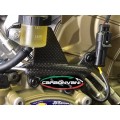 Carbonvani - Ducati Panigale V4 / S / R / Speciale (18-21 and Some Streetfighter with Clear or Dry Clutch Carbon Fiber Rear Reservoir Mount up to 2022) Carbonvani - Ducati Panigale V4 / S / R / Speciale (18-21 and Some Streetfighter with Clear or Dry Clutch Carbon Fiber Rear Reservoir Mount up to 2022)